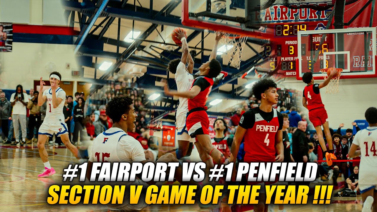 MOST HYPED GAME OF THE YEAR || UNDEFEATED FAIRPORT VS PENFIELD IN SOLD OUT CROWD 😳😱‼️