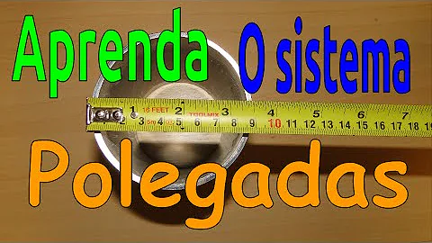 Como surgiu a unidade de medida polegada?