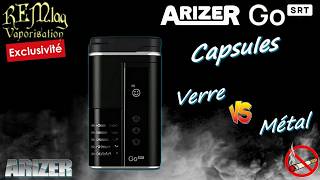 Arizer GO SRT Capsules (Glass vs. Metal) Arizer Vaporizer, Tutorial & Review
