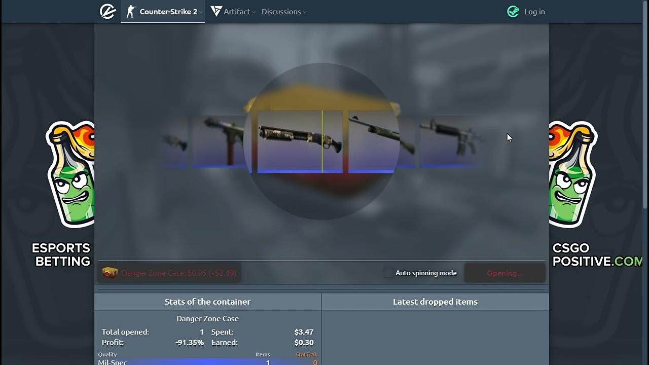Counter strike case simulator opening cases until i get gold day 61