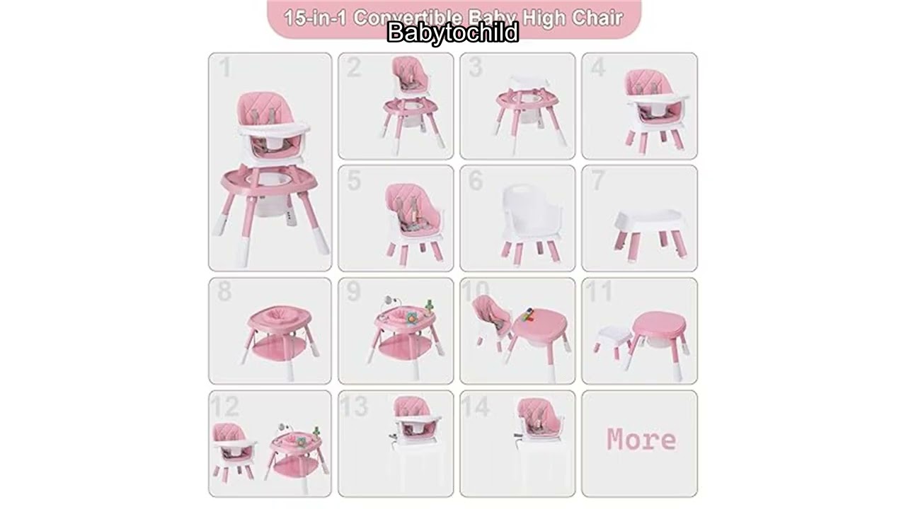 Обзор детского стульчика для кормления Babyliebe 15-в-1: идеальное решение для занятых родителей.