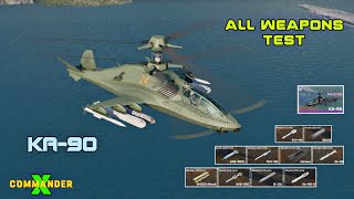 MWT KA-90 New Helicopter All Weapons and Slot Test | MWT Tank Battles 