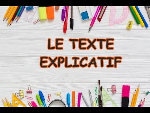 Vidéo: Comment écrire Explicatif à L'école