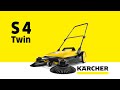 Video: Mehāniskā slota Karcher S4 Twin