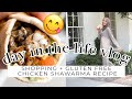 😋 GLUTEN FREE Chicken Shawarma Wrap + Shop With Me | Day in the Life Vlog | Zahraa Berro