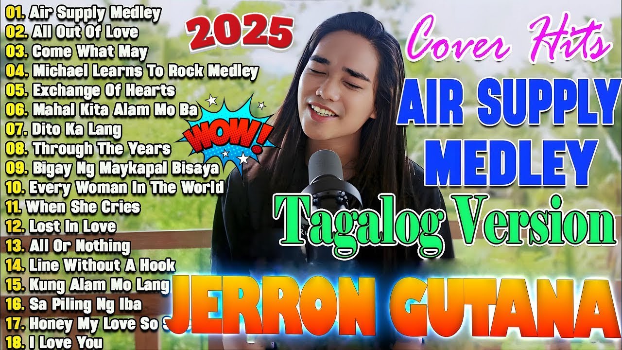 Jerron Gutana Cover 2025 | All Out Of Love Air Supply Tagalog Version | Love Song Filipino Music