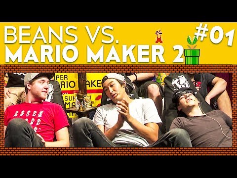 Kopf an Kopf Rennen zwischen Team Luigi & Mario ! | Beans Vs Super Mario Maker 2 #1