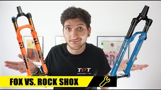 FOX VS. ROCK SHOX - Equivalencias horquillas