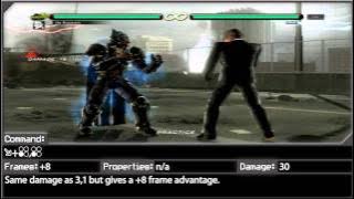 Tekken 6 - Jin Kazama; Punishment Tutorial