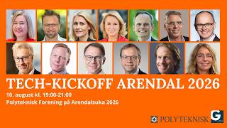 TECH-KICKOFF Arendal 2026 TECH-KICKOFF Arendal 2026