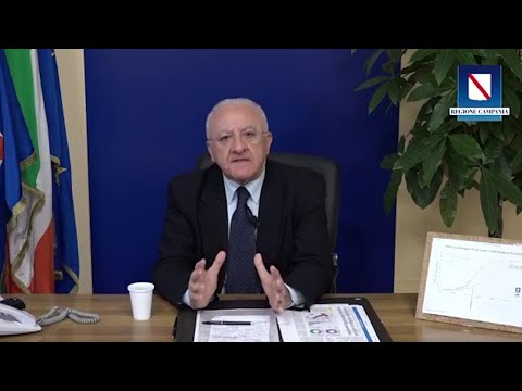 Coronavirus Campania, la diretta Fb del presidente De Luca: Coronavirus Campania, la diretta Fb del presidente De Luca: