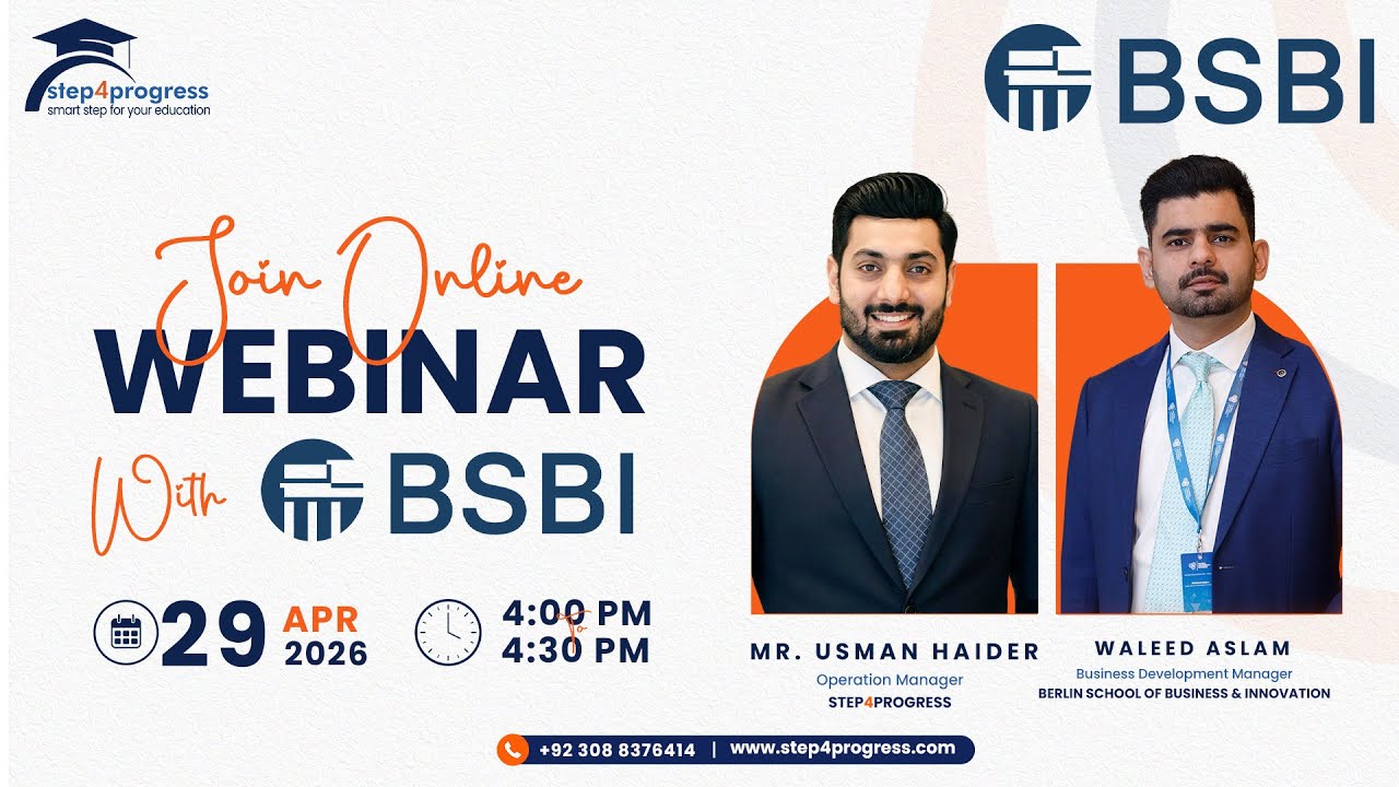 Waleed Guest R 🎓 LIVE: Study in Germany – Berlin School of Business & Innovation (BSBI ...