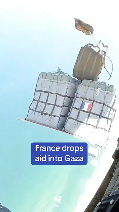 France drops emergency aid into Gaza amid growing hunger crisis