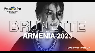 Brunette - Future Lover | Armenia 🇦🇲 | Lyrics Video | Eurovision 2023