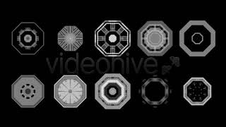 Dynamic Hexagon Elements Pack - motion graphics video Wealth
