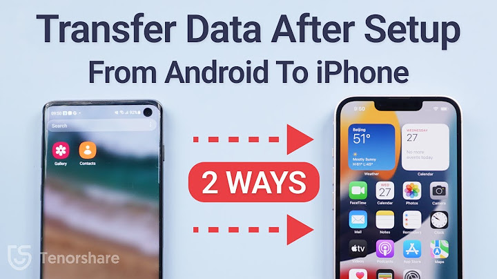 How do i transfer all my stuff from android to iphone