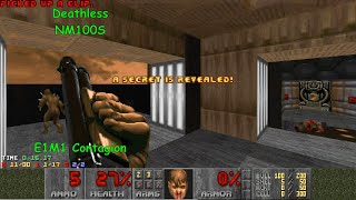 Deathless E1M1 "Contagion" NM100S in 0:18