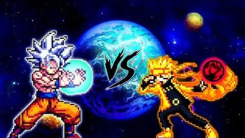 Goku LB V3 OP (all form) VS Naruto V2 OP (all form) in Jump Force Mugen