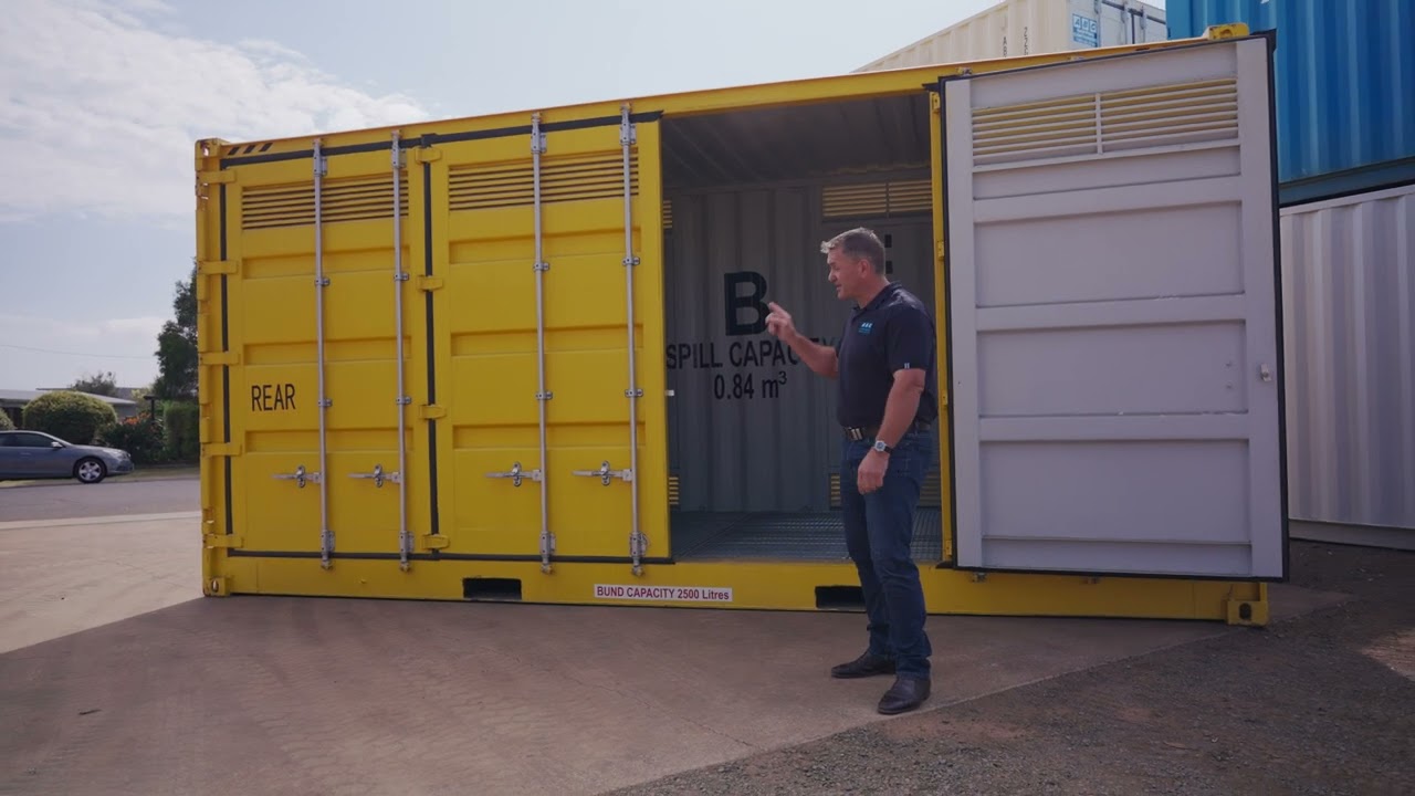 20ft Full Side-Opening Dangerous Goods Shipping Container