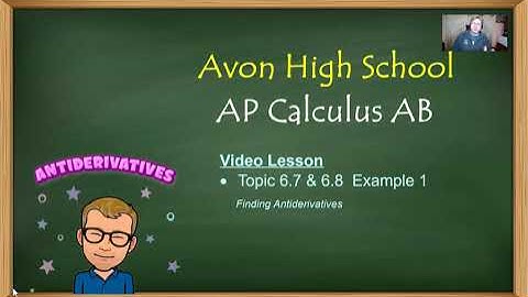 AP Calculus AB - Topics 6.7 and 6.8 - Example 1