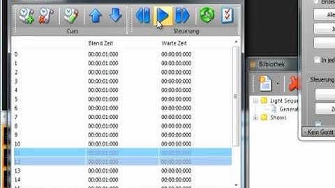 Videotutorial - LumiDMX 4 Teil 3 Effekt Generator & Sequenzen