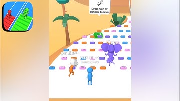 Bridge Race - All Levels Gameplay Android (Levels 21-25)