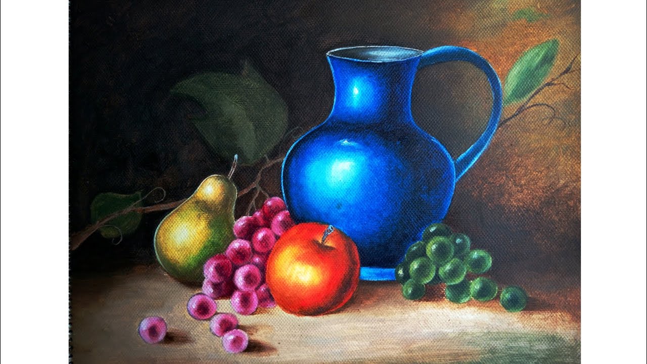How to paint still life with acrylic step by step #art #trending # ...
