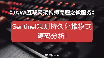 19.23 Sentinel规则持久化推模式源码分析1【JAVA互联网架构师专题/分布式/高并发/微服务】java课程 #java #javaprogramming