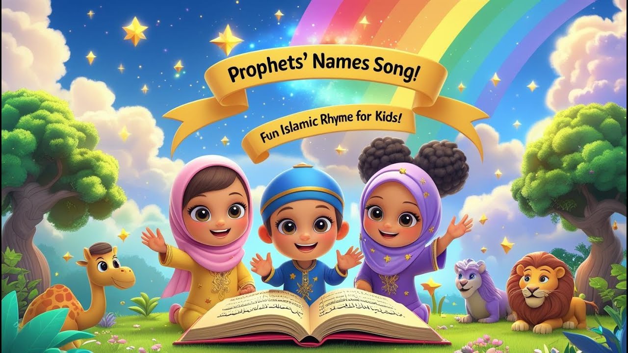 Prophets in Islam  | Fun Names Song for Muslim Kids