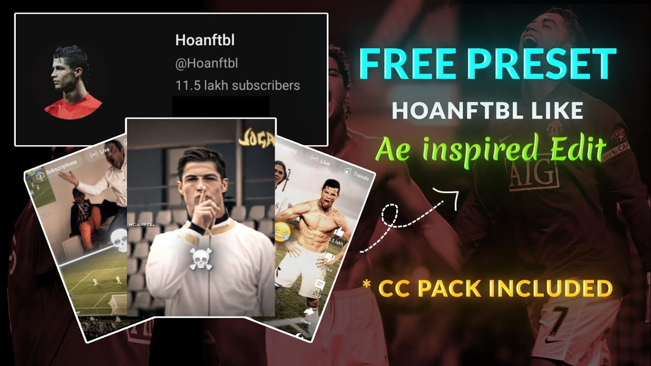 Hoanftbl Like Edit Xml + CC Pack in Alight Motion | Football CC Pack ...