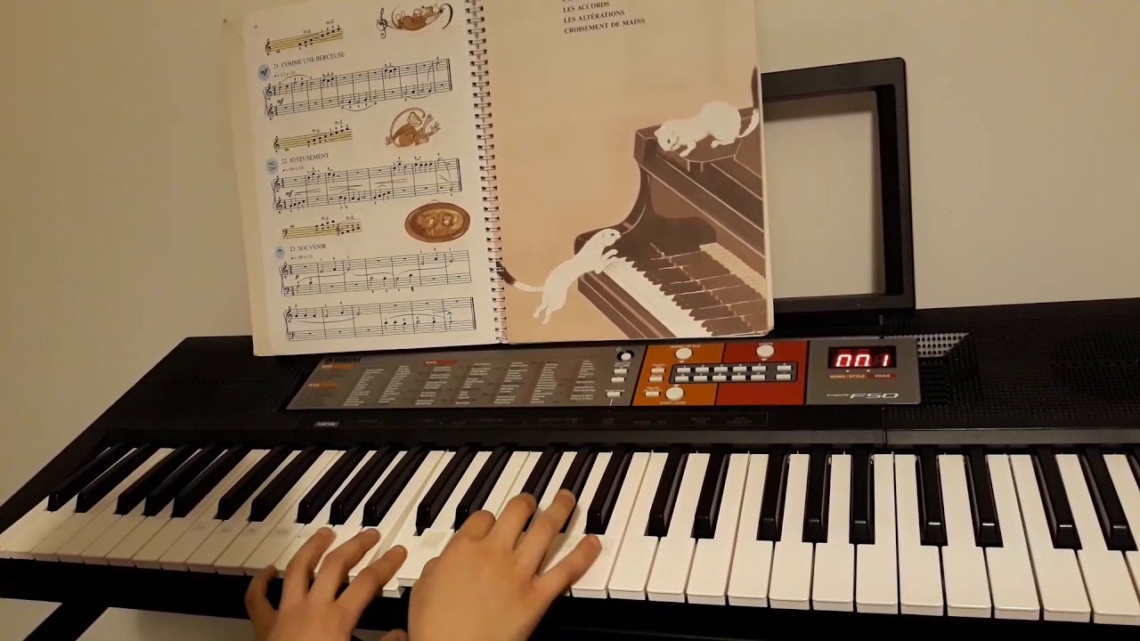 Souvenir piano Méthode de piano débutants Charles Hervé YouTube