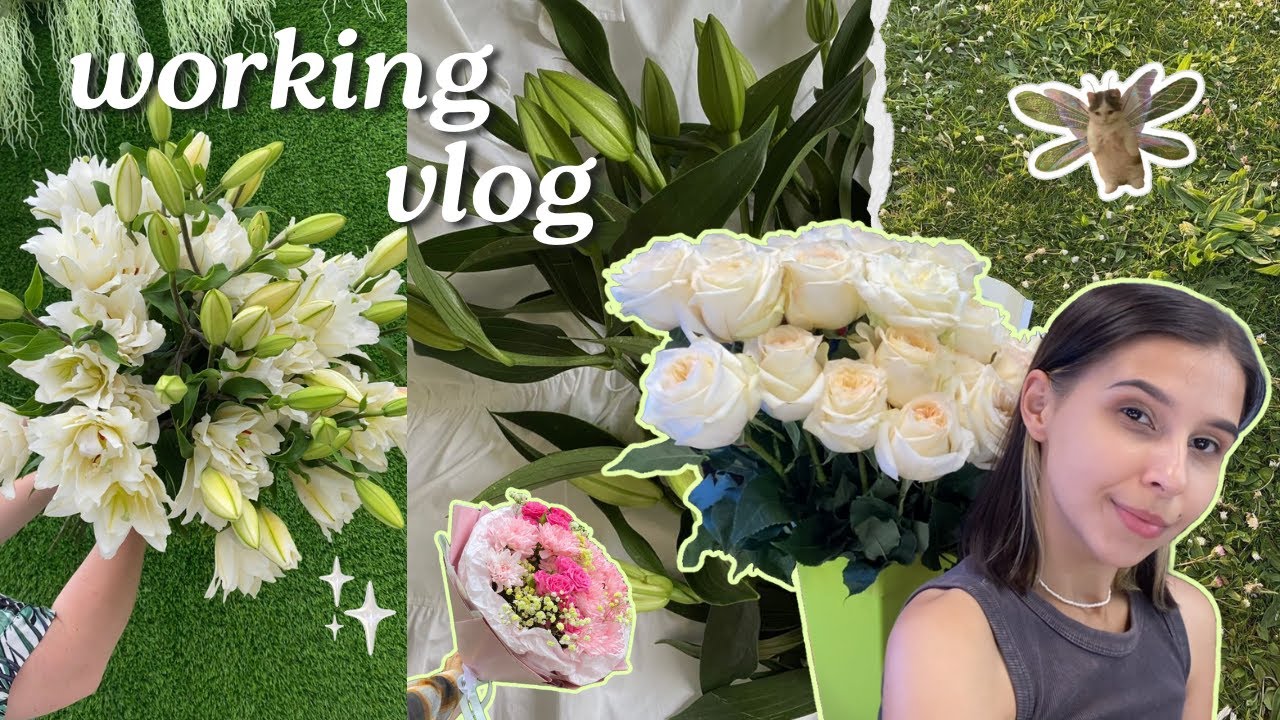 vlog: шикарная лилия || подкаты клиента || собираю букеты || общаюсь с вами