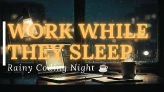 POV: Late Night Coding Desk 💻 Deep Work Music Live 24/7 with Rain Sounds