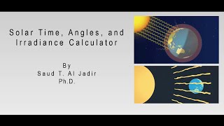 Solar Time, Angles, and Irradiance Calculator screenshot 3