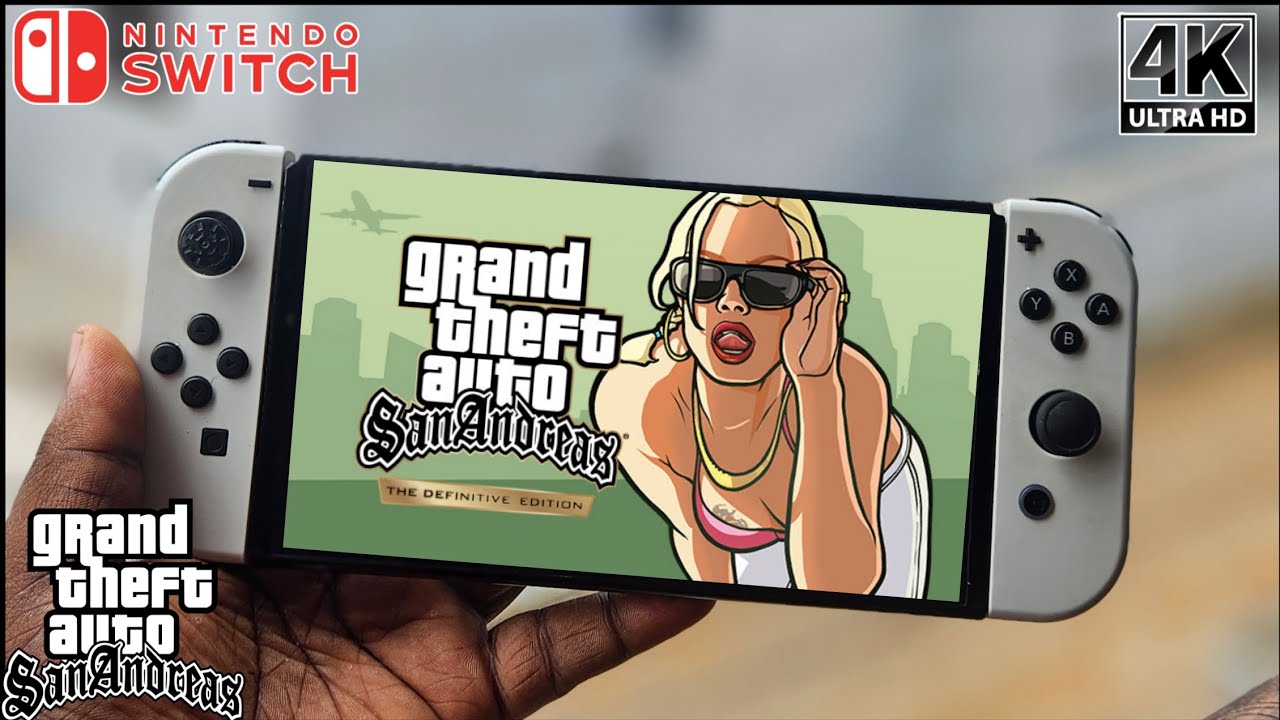 GTA San Andreas The Definitive Edition on Nintendo Switch Oled