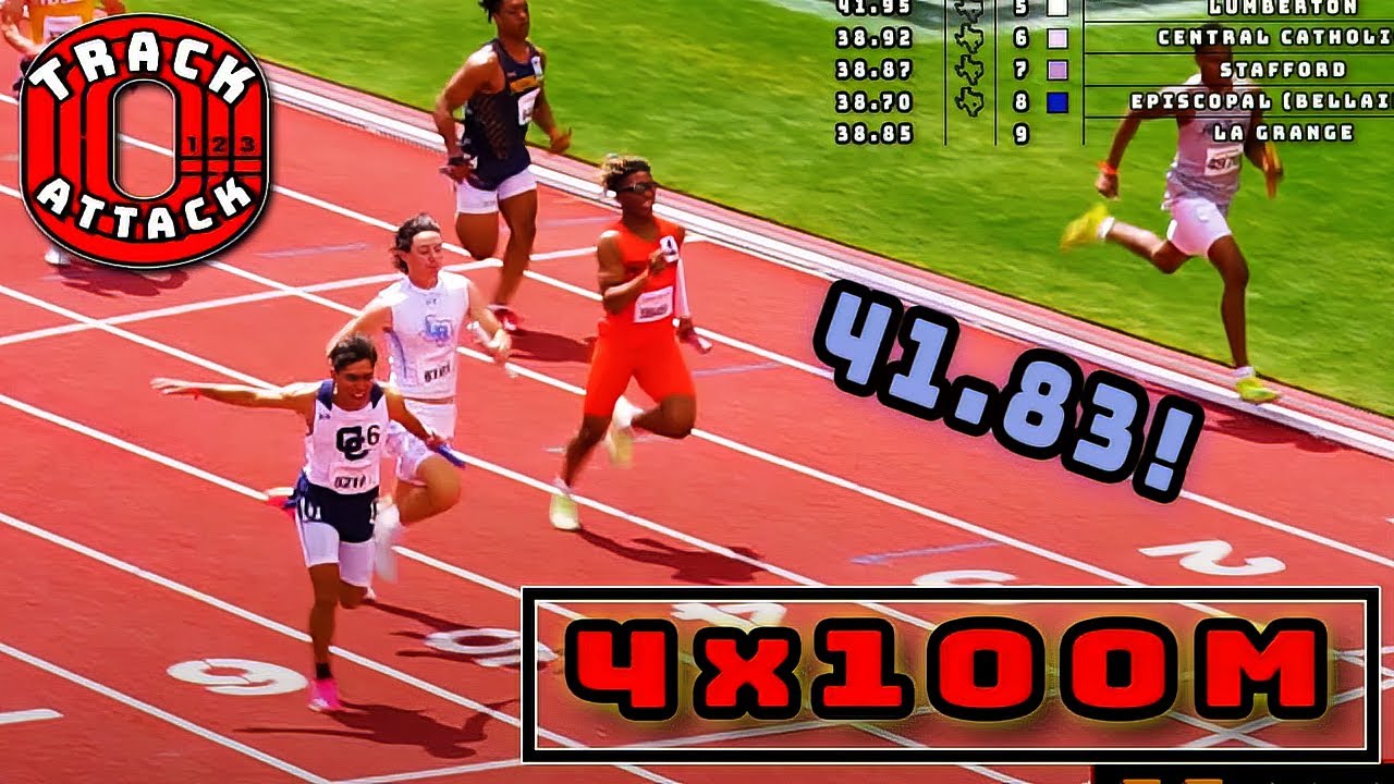 Central Catholic runs 41.83 to win 4x100m at Texas Relays High School