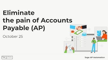Eliminate the Pain of Accounts Payable with Sage AP Automation