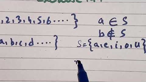 CIE O Level Mathematics:Topic:Sets(L#1 of Ch#14 Ex.14A Q#1 of(D-2)7th ed. )