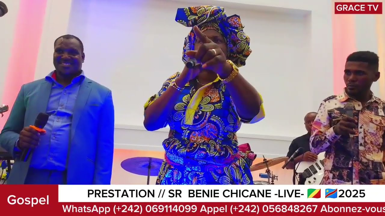 PRESTATION  // Sr BENIE CHICANE( Dada )LIVE  2025🇨🇬🇨🇩