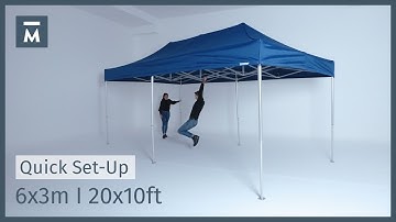 How to Set up a 6x3 m Gazebo | In Only 60 Seconds