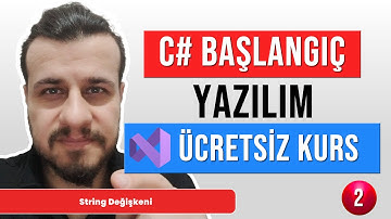 C# Console Uygulamaları Ders 2 - String Değişkeni