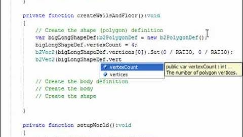Box2D Lesson 1.12 -- Creating our first shape definition