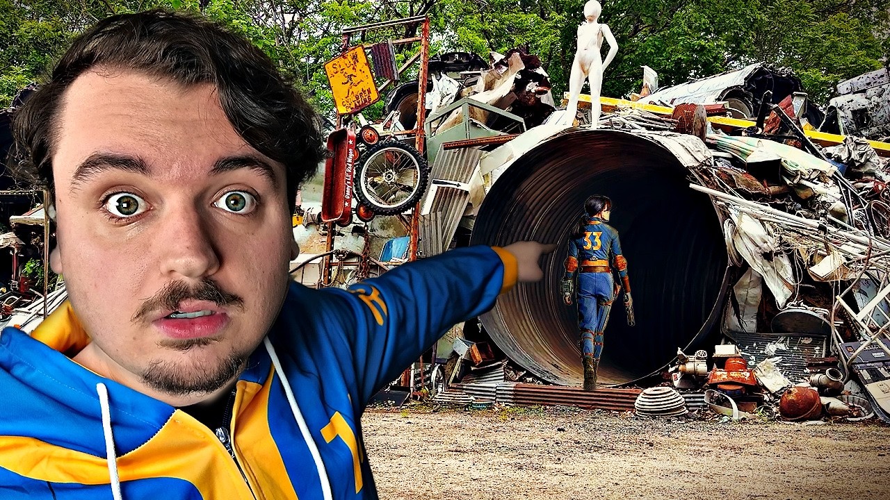 ⁣I Explored Abandoned Fallout Filming Locations *Filly Junkyard*