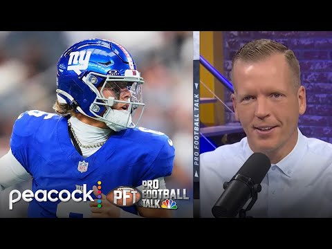 Jaxson Dart gets Giants fans excited for first time in long time | Pro Football Talk | NFL on NBC