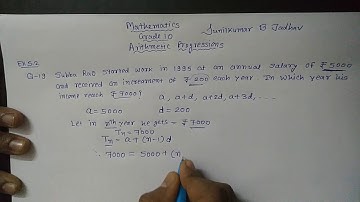 Word Problem Arithmetic Progressions 1