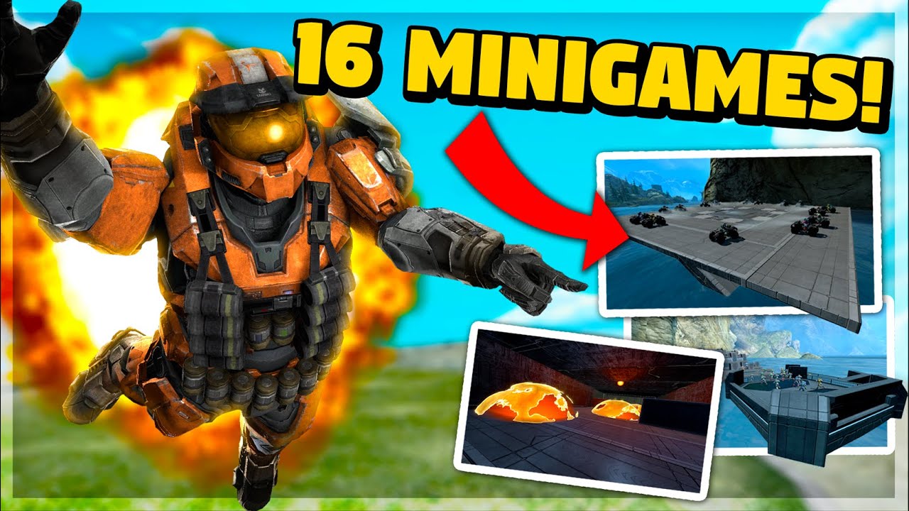 I put 16 minigames in a single Halo map