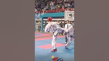 Reverse kick 🦵itf taekwondo