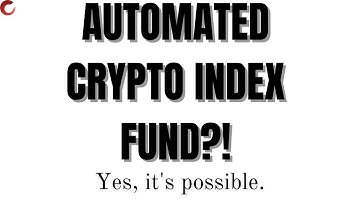 How To Build An Automated Crypto Index Fund