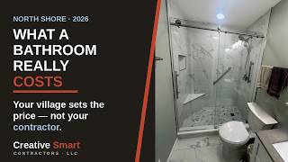 What a Bathroom Remodel Really Costs on Chicago's North Shore in 2026 (Village Price Breakdown)