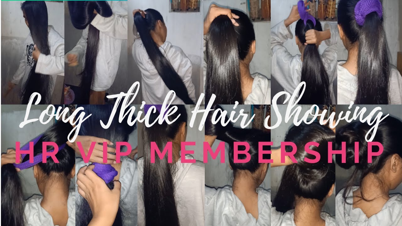 Harmoni Rambut | Long Thick Hair Showing | #longhair #longhairbunstyle ...